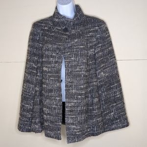 J.Jill Tweed High Collar Wool Jacket